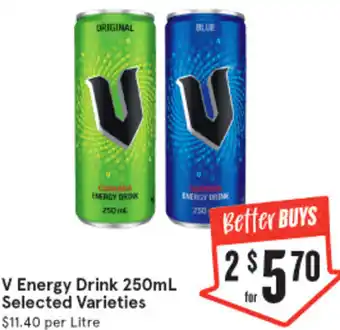 IGA V Energy Drink 250mL offer