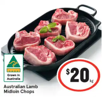 IGA Australian Lamb Midloin Chops offer