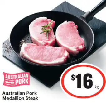 IGA Australian Pork Medallion Steak offer