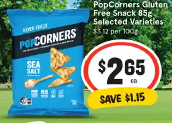 IGA PopCorners Gluten Free Snack 85g offer