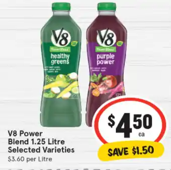 IGA V8 Power Blend 1.25 Litre offer