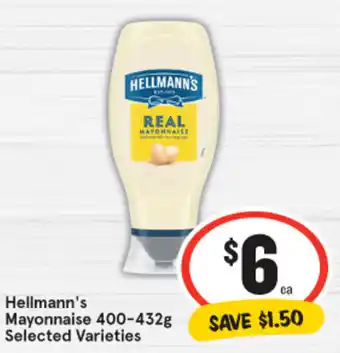 Hellmann's Mayonnaise 400-432g