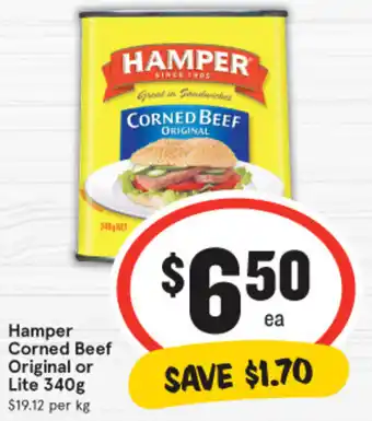 IGA Hamper Corned Beef Original or Lite 340g offer