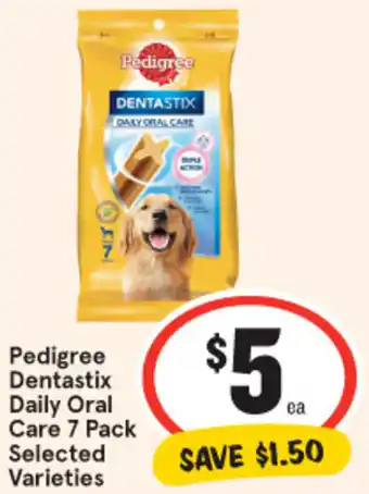 IGA Pedigree Dentastix Daily Oral Care 7 Pack offer