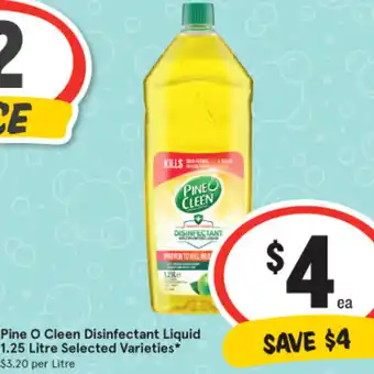Pine O Cleen Disinfectant Liquid 1.25 Litre
