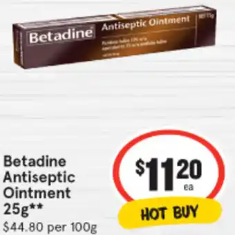IGA Betadine Antiseptic Ointment 25g offer