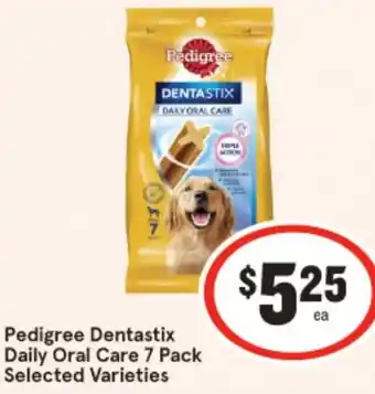 IGA Pedigree Dentastix Daily Oral Care 7 Pack offer