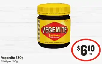 IGA Vegemite 380g offer