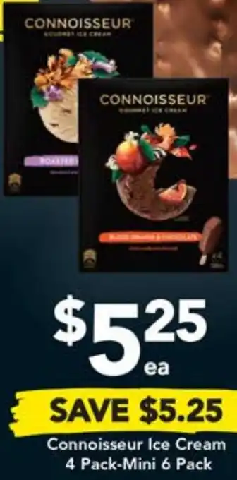Drakes Connoisseur Ice Cream 4 Pack-Mini 6 Pack offer