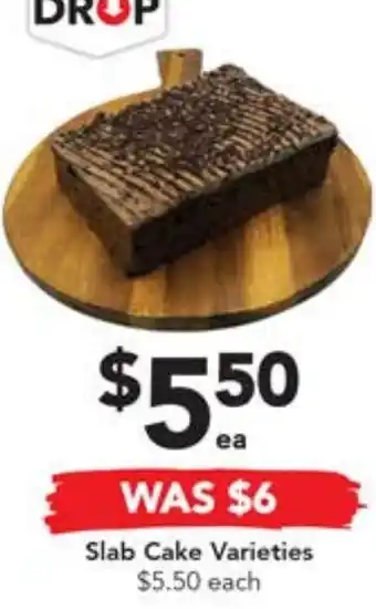 Drakes Slab Cake Varieties offer