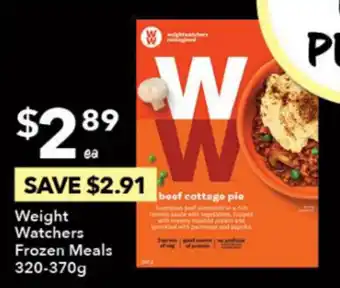 Ritchies Weight Watchers Frozen Meals 320-370g offer