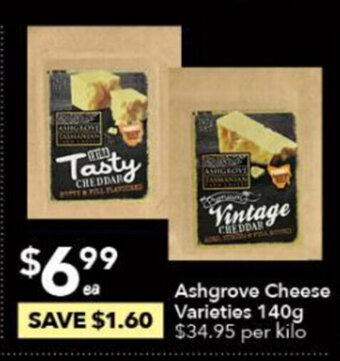 Ritchies Ashgrove Cheese 140g offer