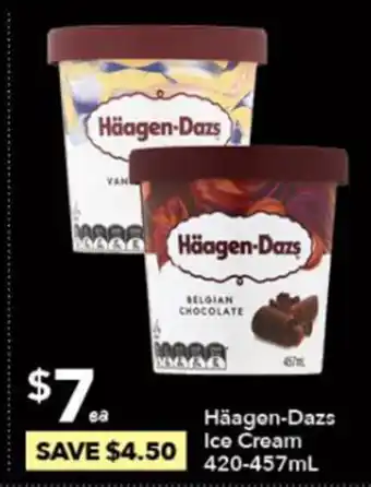 Häagen-Dazs Ice Cream 420-457ml