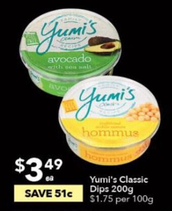 Ritchies Yumi's Classic Dips 200g offer