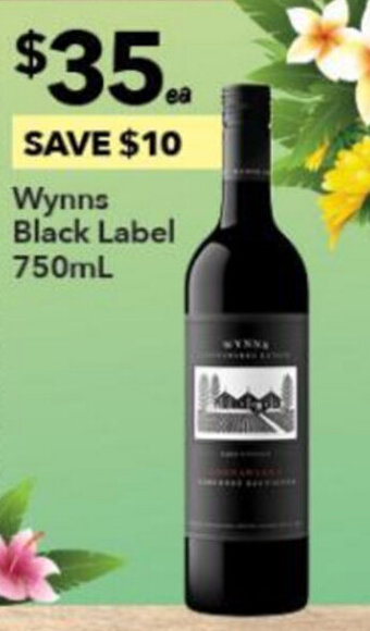 Ritchies Wynns Black Label 750ml offer