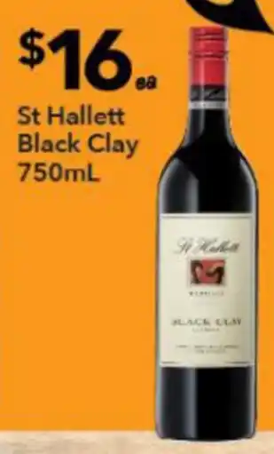 Ritchies St Hallett Black Clay 750ml offer