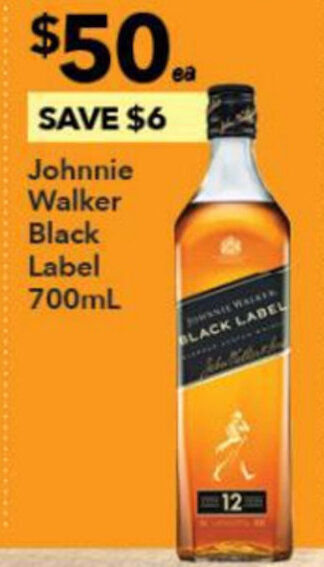 Ritchies Johnnie Walker Black Label 700ml offer