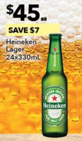 Ritchies Heineken Lager 24x330ml offer
