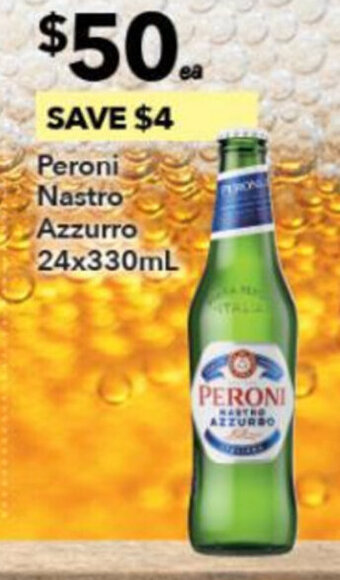 Ritchies Peroni Nastro Azzurro 24x330ml offer