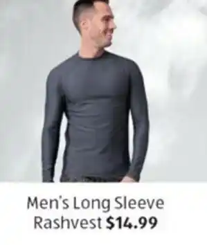 ALDI Men's Long Sleeve Rashvest offer