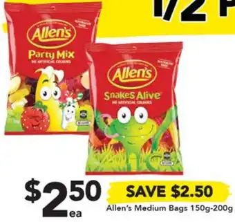 Drakes Allen's Medium Bags 150g-200g offer