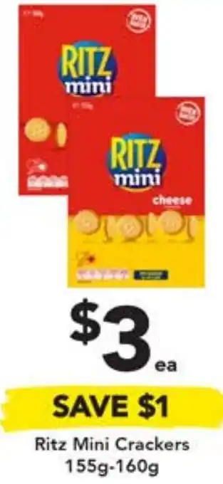 Drakes Ritz Mini Crackers 155g-160g offer
