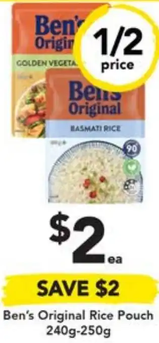 Drakes Ben's Original Rice Pouch 240g-250g offer