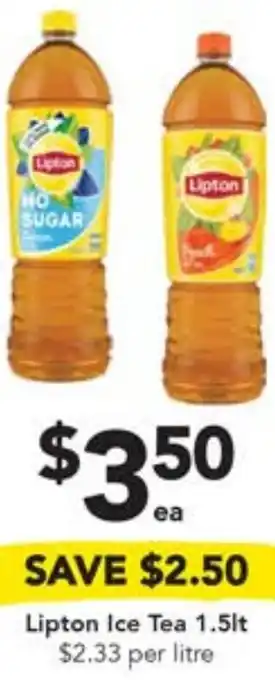 Drakes Lipton Ice Tea 1.5lt offer