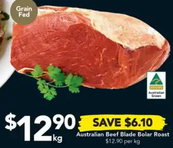 Drakes Australian Beef Blade Bolar Roast offer