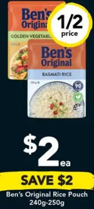 Drakes Ben's Original Rice Pouch 240g-250g offer