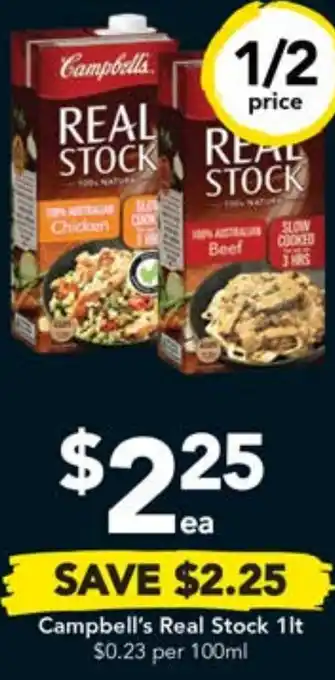 Drakes Campbell's Real Stock 1lt offer