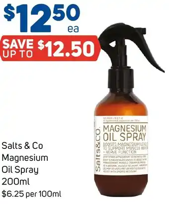 Foodland Salts & Co Magnesium Oil Spray 200ml offer