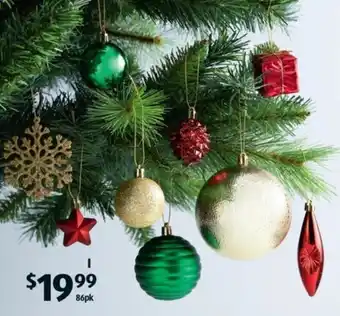 ALDI Mega Bauble 86pk offer