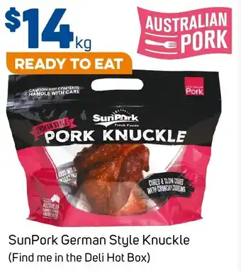Foodland SunPork German Style Knuckle offer