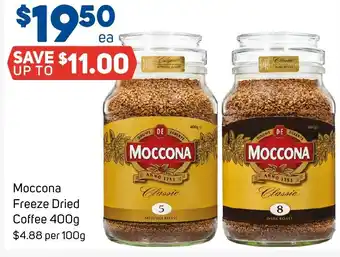Foodland Moccona Freeze Dried Coffee 400g offer