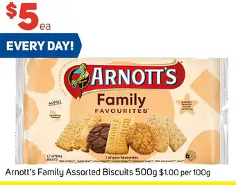 Foodland Arnott's Family Assorted Biscuits 500g offer