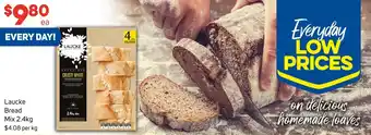 Foodland Laucke Bread Mix 2.4kg offer