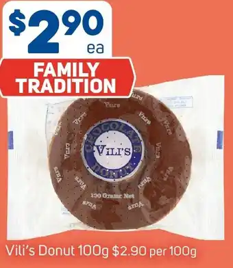 Foodland Vili's Donut 100g offer