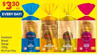 Foodland Foodland Bread Range 700g offer