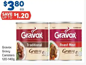 Foodland Gravox Gravy Canisters 120-140g offer