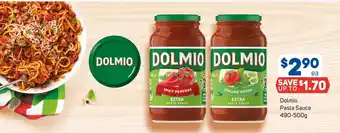 Foodland Dolmio Pasta Sauce 490-500g offer