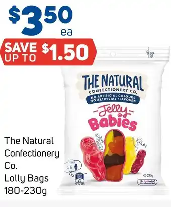 Foodland The Natural Confectionery Co. Lolly Bags 180-230g offer