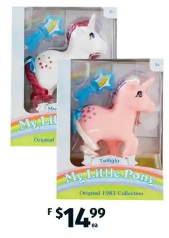 ALDI Assorted Retro My Little Pony offer