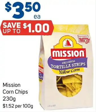 Foodland Mission Corn Chips 230g offer