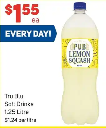 Foodland Tru Blu Soft Drinks 1.25 Litre offer