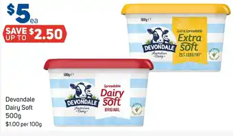 Foodland Devondale Dairy Soft 500g offer