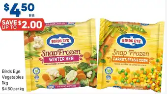 Foodland Birds Eye Vegetables 1kg offer