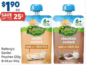 Foodland Rafferty's Garden Pouches 120g offer
