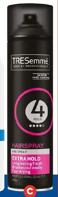 Foodland TRESemmé Hair Spray 360g offer
