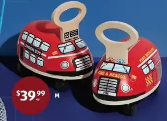 ALDI Wooden Bug Ride-On offer